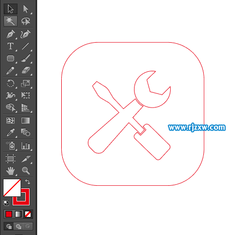 維修費圖標(biāo)怎么用AI設(shè)計出來