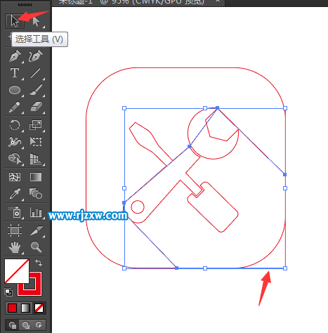 維修費圖標(biāo)怎么用AI設(shè)計出來