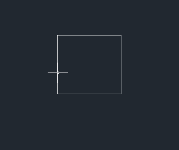 怎么用CAD快速把四條不相交線合成矩形