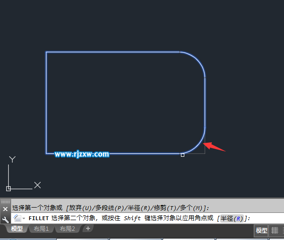 CAD倒圓角命令是什么怎么使用