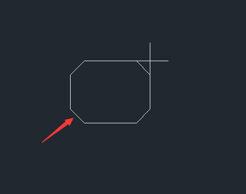 CAD倒角的矩形改直角的方法