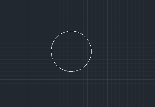 CAD以直徑參數畫圓的方法