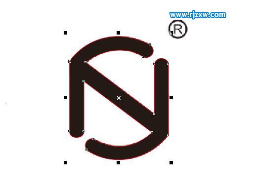 怎么用CDR把客戶的LOGO勾出來