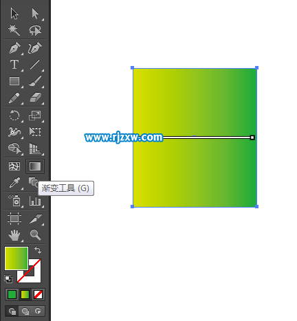 AI漸變顏色怎么調方向