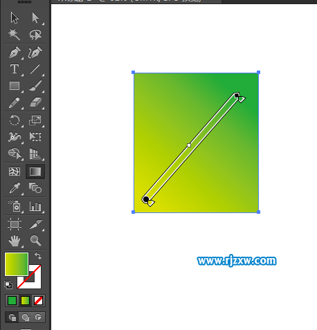 AI漸變顏色怎么調方向