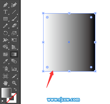 AI漸變工具怎么填充漸變顏色