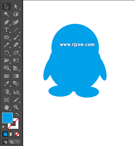 怎么用AI查找路徑來(lái)合并企鵝圖標(biāo)