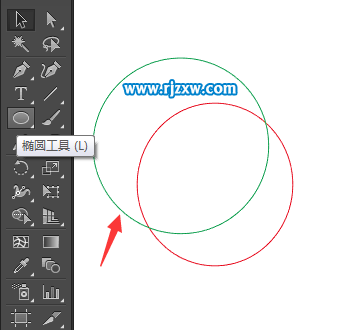 怎么用AI減去頂層來剪出月亮圖形