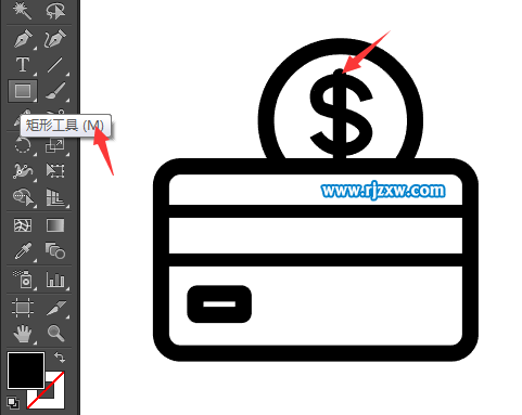 Illustrator設計我的收入符號教程