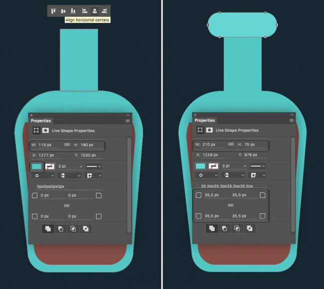PS設計一款海盜瓶子圖標