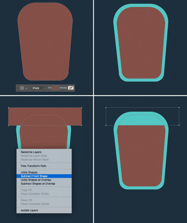 PS設計一款海盜瓶子圖標