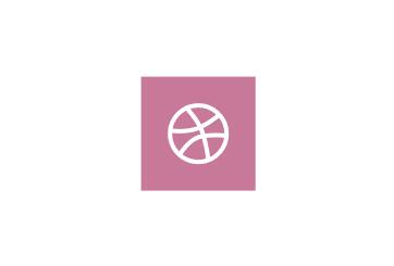 dribbble社交圖標怎么繪制