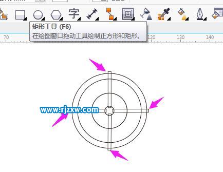 CDR怎么做雷達圖標的實例教程