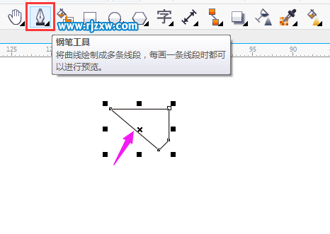 CDR制作彩帶圖標(biāo)