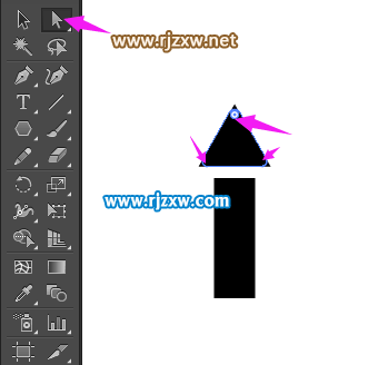 illustrator制作外箱絲印的勿倒標(biāo)志