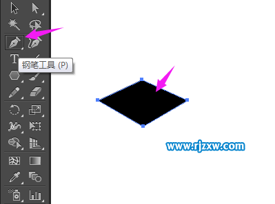 illustrator鋼筆工具制作小心輕放圖標(biāo)