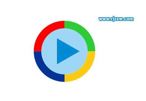 用CorelDRAW的智能填充制作播放器圖標