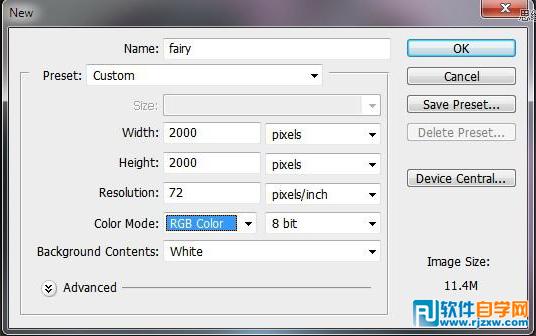 PS制作唯美蝴蝶仙子藝術圖片
