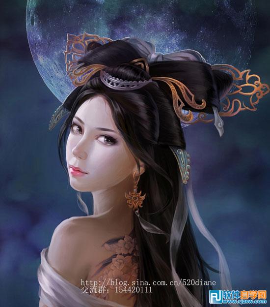 PS手繪神話角色里的人物