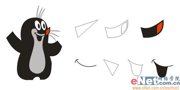 用CoreldrawX7設計時尚風格的鼴鼠