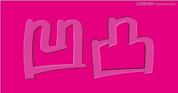 用CorelDrawX4繪制凹凸效果的藝術(shù)字教程