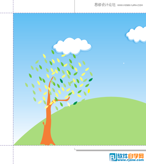 用CorelDraw X4設計卡通桌面壁紙