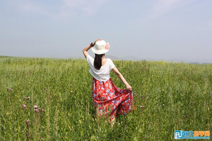 教你怎么用PS給同事照片調些秋季暖色霞光