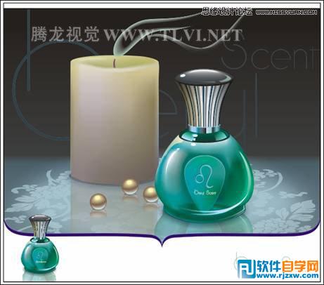 教你用CorelDraw設計香水促銷海報