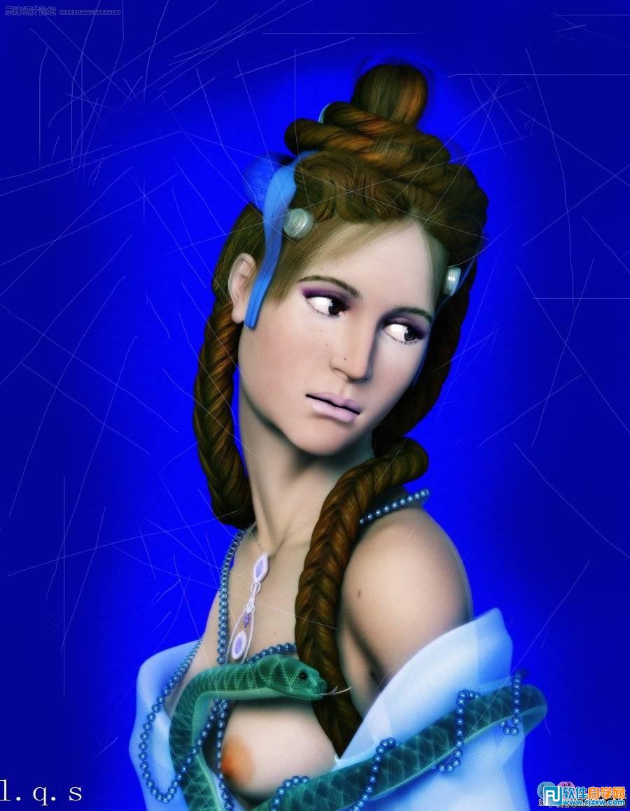 教你怎么用3dsMax制作美女實(shí)例過程