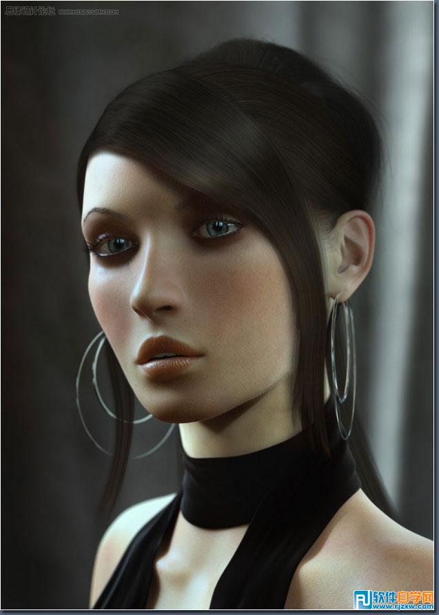 怎么教你用3DMAX建造女性角色模型