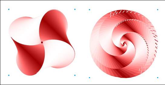 怎么利用Freehand擠壓工具制作各種漂亮的圖案