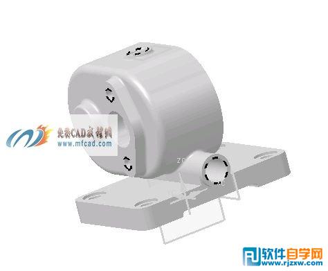 UG繪制抽水泵泵體造型