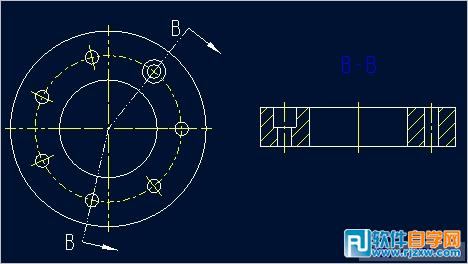 Proe工程圖中創(chuàng)建旋轉(zhuǎn)破面視圖