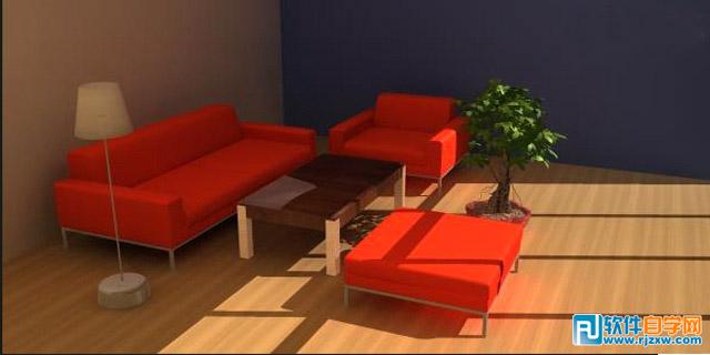 Maya制作室內燈光照明教程