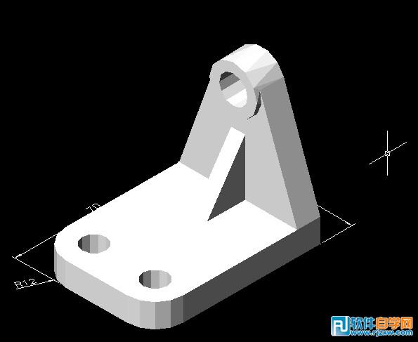 AutoCAD繪制三維機械零件圖