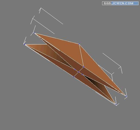 用3DS MAX制作多邊形千紙鶴建模實(shí)例