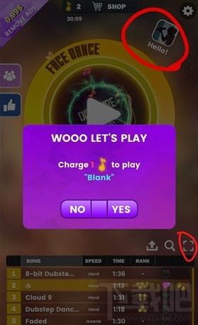 facedance怎么選歌？facedance不能選歌的原因