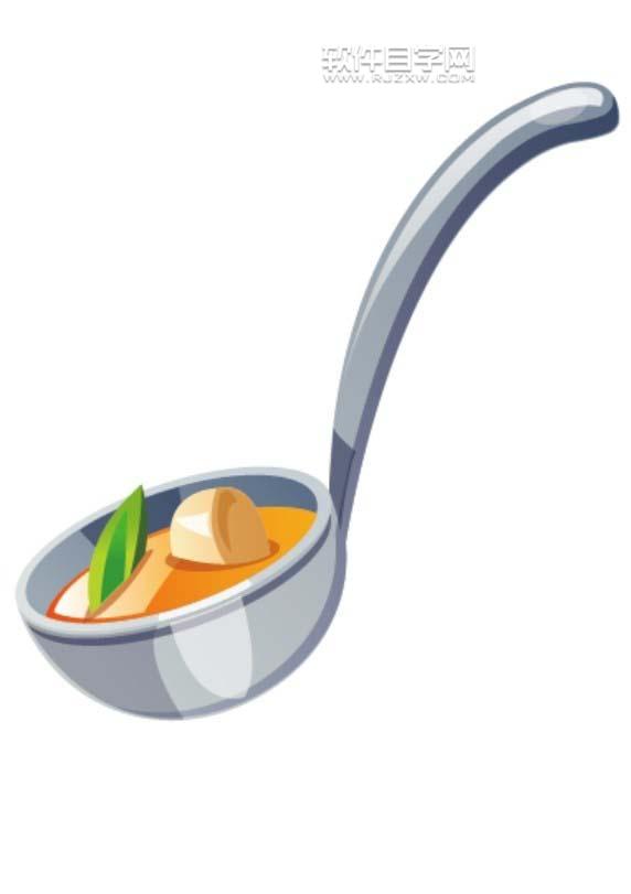 ai怎么畫湯勺的方法