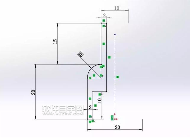 SolidWorks拉伸凸臺(tái)切除和圓角建模練習(xí)
