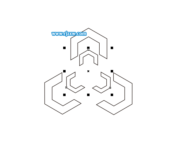 Coreldraw軟件的旋轉縮放制作LOGO標志
