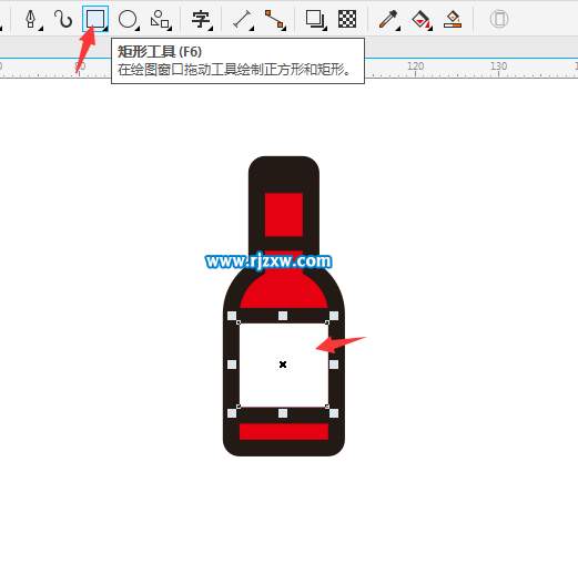 CDRX8繪制紅酒瓶簡(jiǎn)筆畫教程