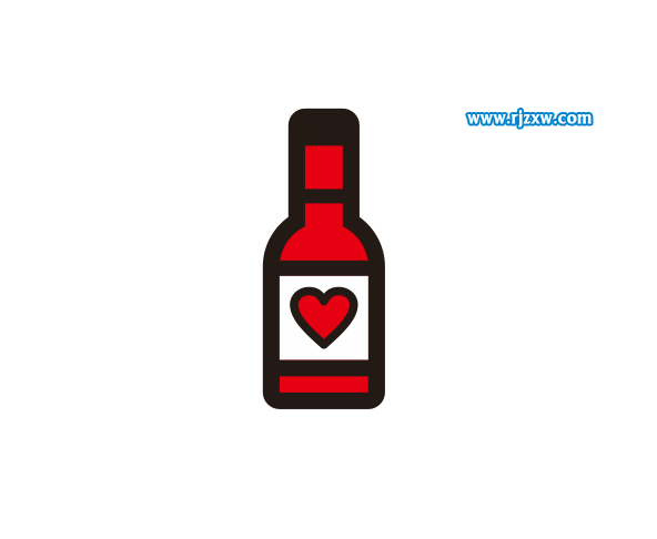 CDRX8繪制紅酒瓶簡(jiǎn)筆畫教程