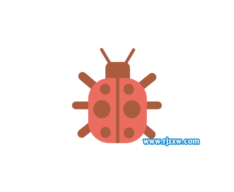 利用CDR矩形工具繪制昆蟲簡筆畫