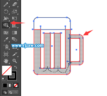 怎么用AI畫(huà)出奶茶杯子圖標(biāo)