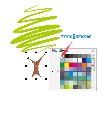 用CDRX7設計創意的小樹圖形