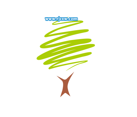 用CDRX7設計創意的小樹圖形