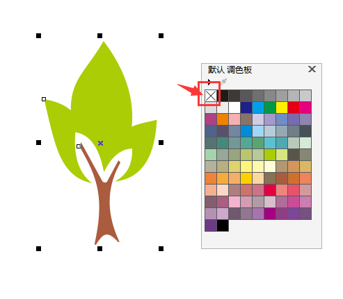 CDRX7設(shè)計(jì)小樹(shù)簡(jiǎn)筆畫(huà)教程