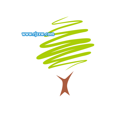 用CDRX7設計創意的小樹圖形