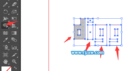 AI矩形工具設(shè)計(jì)DIGG圖標(biāo)