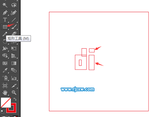 AI矩形工具設(shè)計(jì)DIGG圖標(biāo)